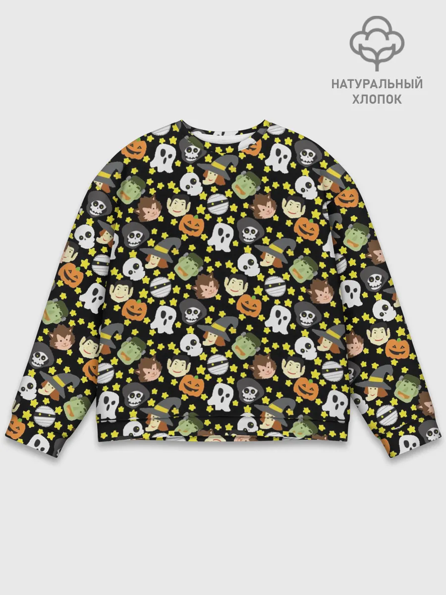 Мужской свитшот базовый / персонажи и хэллоуин