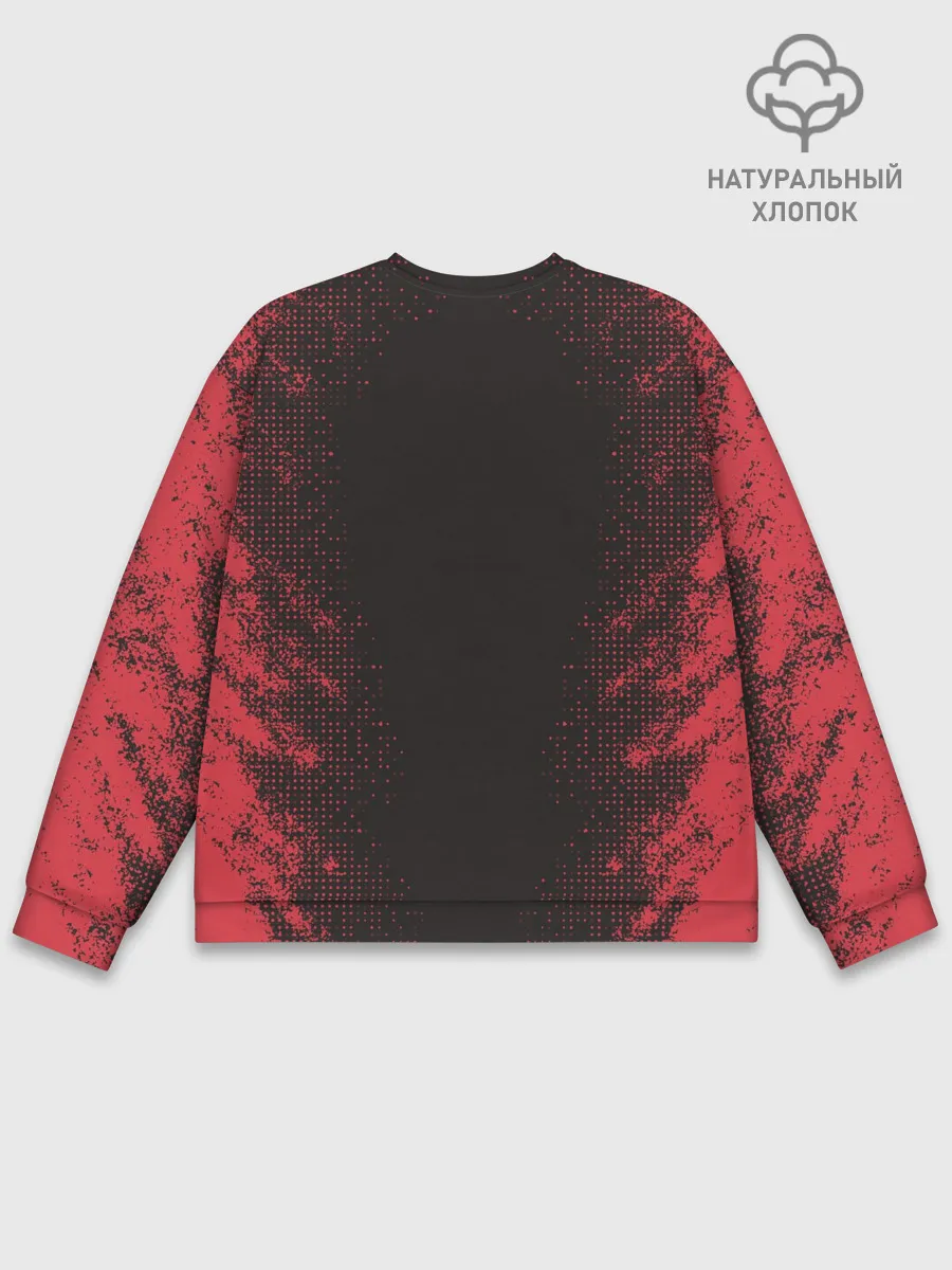 Мужской свитшот базовый / ИГРА В КАЛЬМАРА | СОТРУДНИК ТРЕУГОЛЬНИК