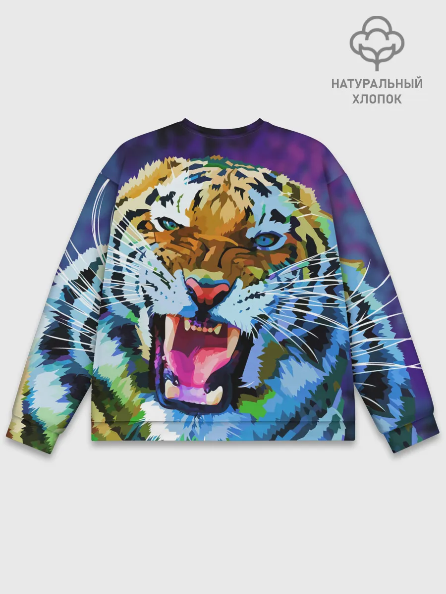 Мужской свитшот базовый / Рычащий Шархан