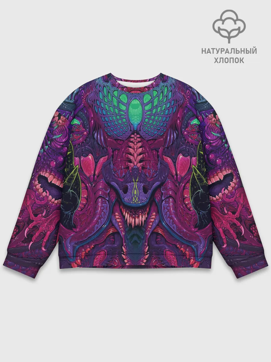 Мужской свитшот базовый / Скоростная тварь