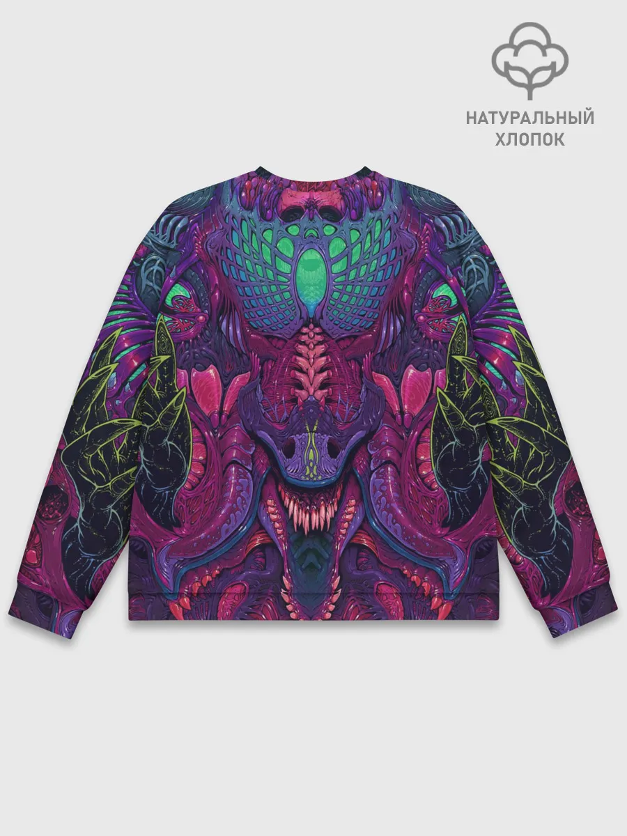 Мужской свитшот базовый / Скоростная тварь