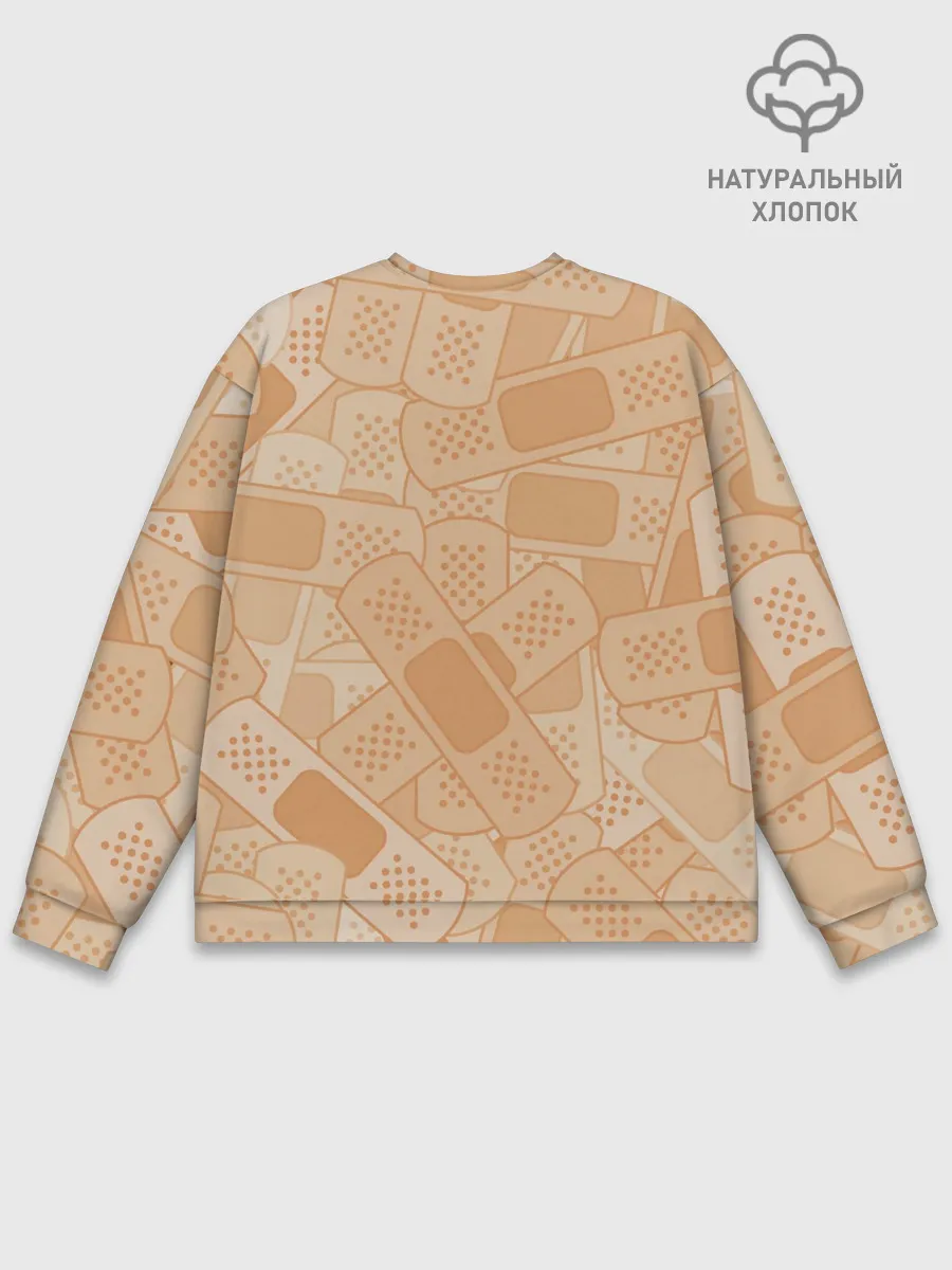 Мужской свитшот базовый / Просто пластыри