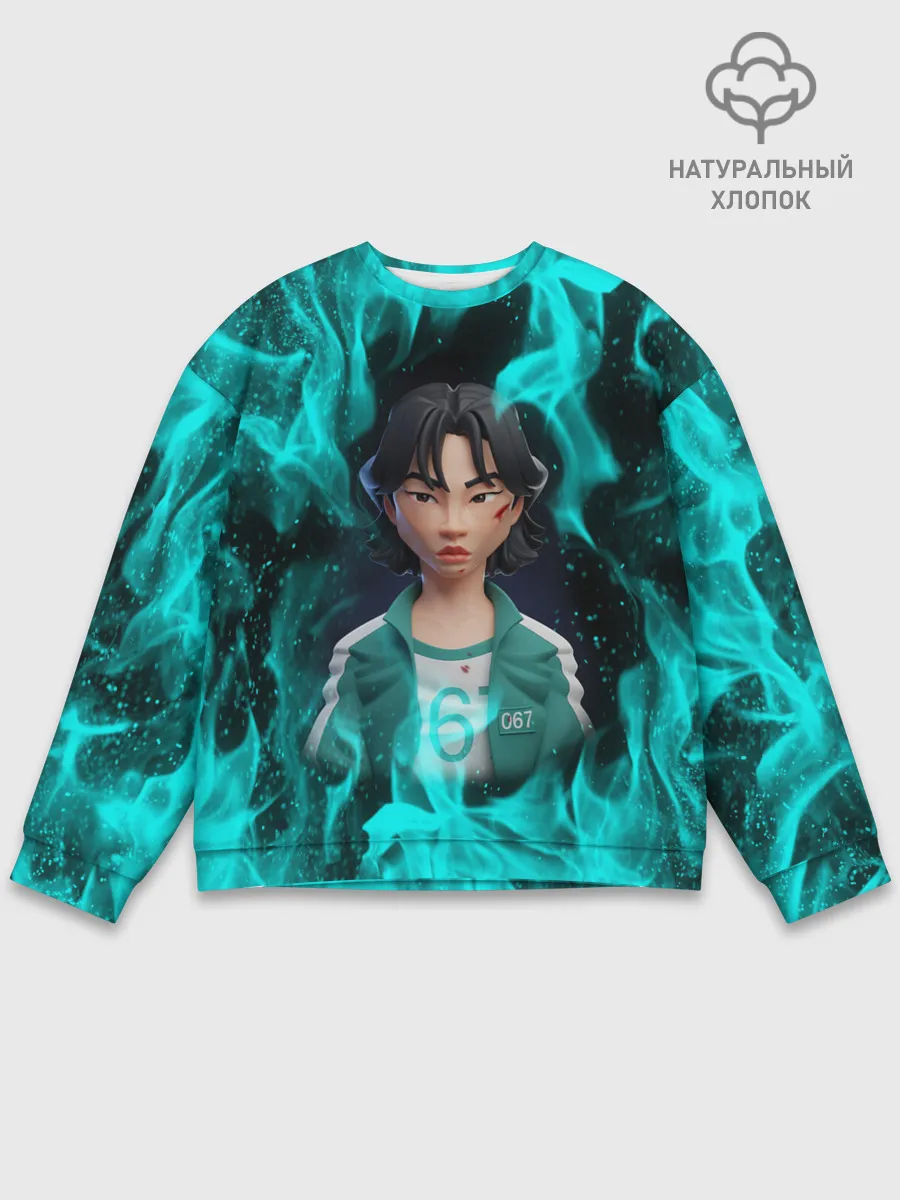 Мужской свитшот базовый / Кан Сэ Бёк 3D ART | 067