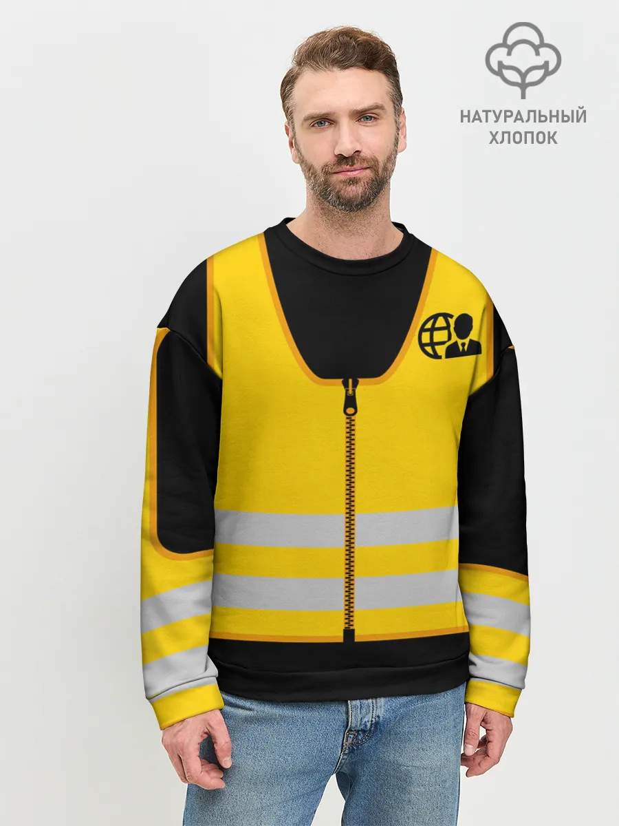 Мужской свитшот базовый / ПРЕССА. Специальный корреспондент.