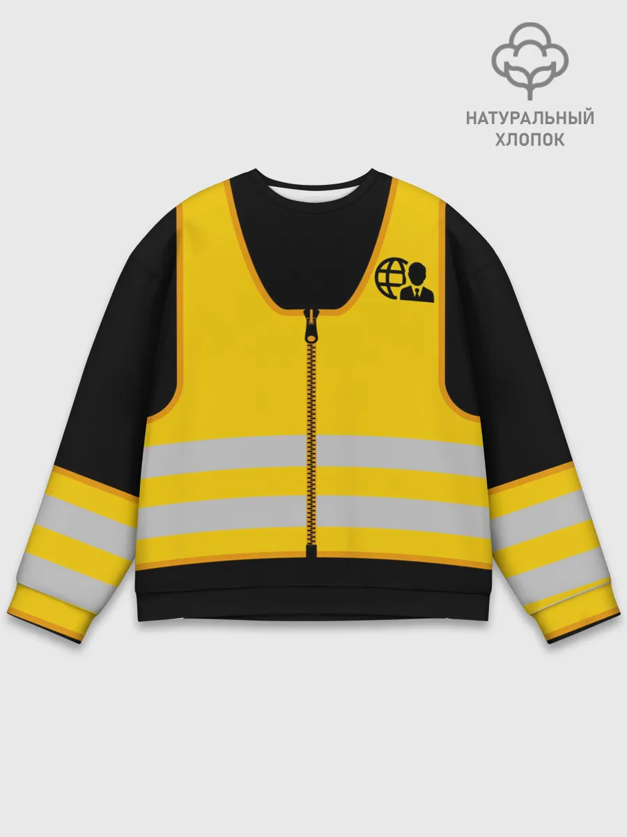 Мужской свитшот базовый / ПРЕССА. Специальный корреспондент.