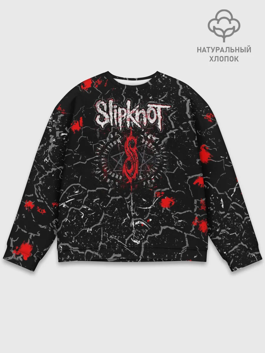 Мужской свитшот базовый / Slipknot Rock | Слипкнот Музыка Рок Гранж