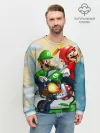 Мужской свитшот базовый / MarioHelmet