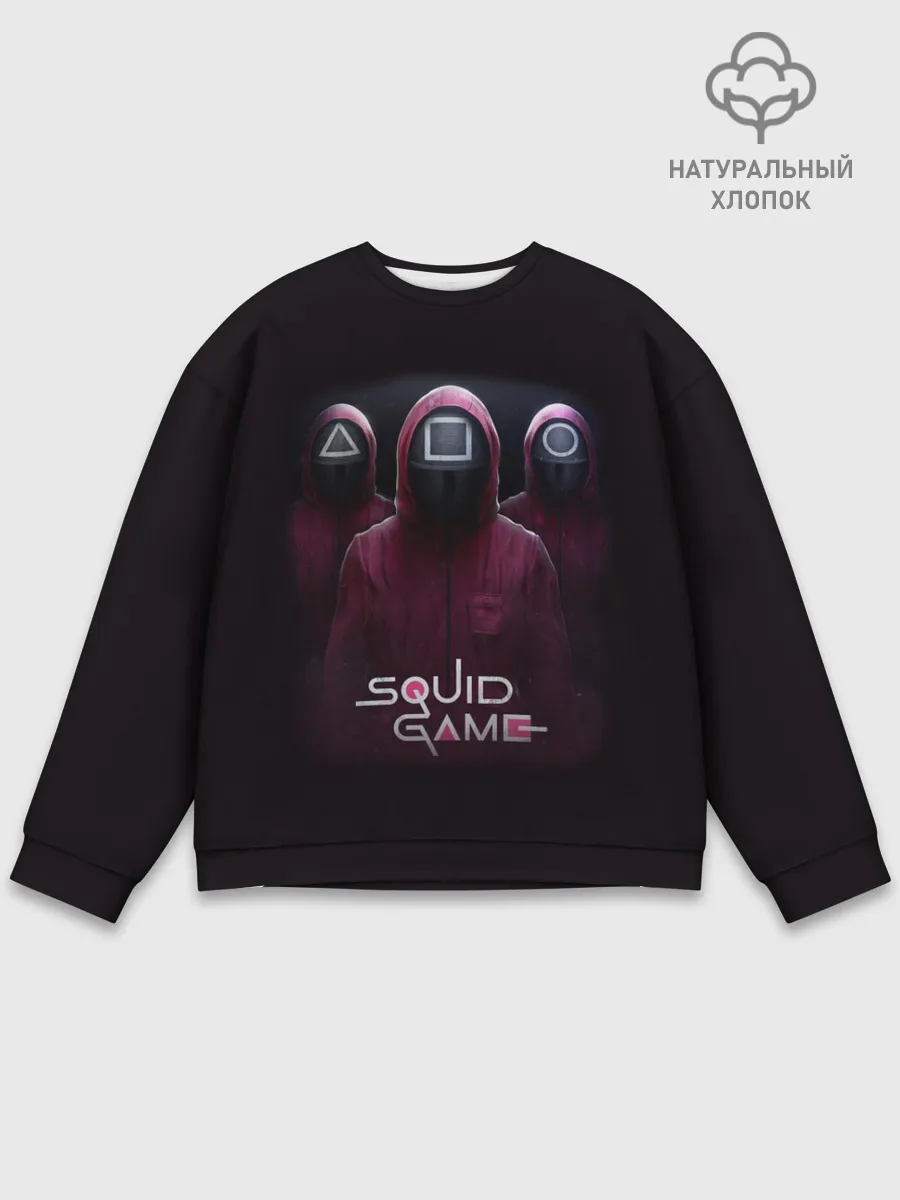 Мужской свитшот базовый / SQUID GAME | ИГРА В КАЛЬМАРА СОТРУДНИКИ