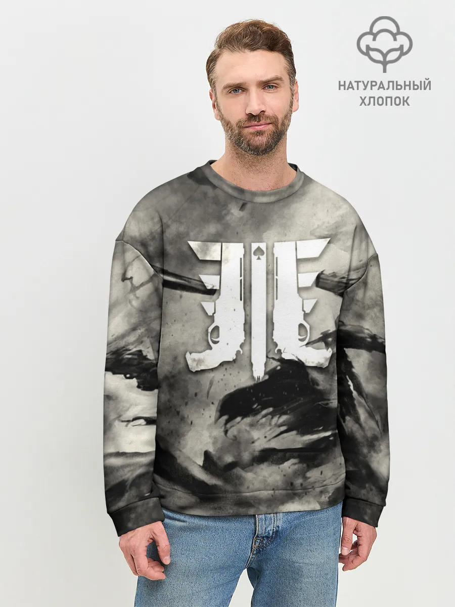 Мужской свитшот базовый / DESTINY 2 ТЁМНЫЕ СИЛЫ / CAYDE 6