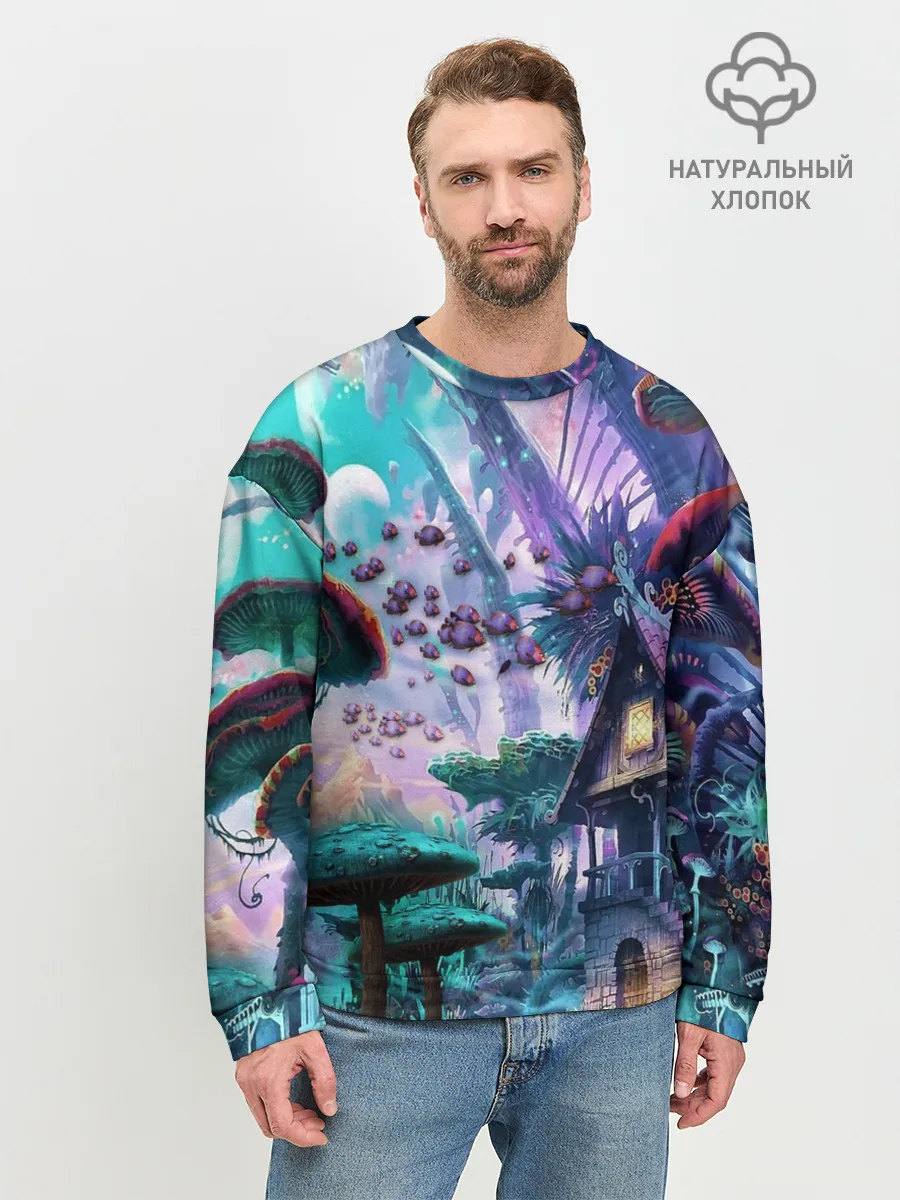 Мужской свитшот базовый / FantasyFish