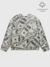 Мужской свитшот базовый / dollars money