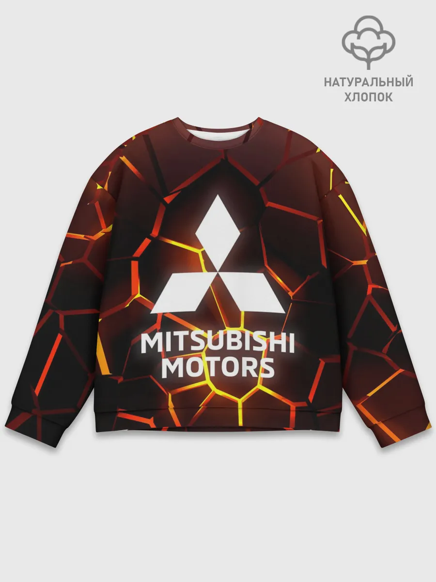 Мужской свитшот базовый / 3D плиты с подсветкой | Митсубиси