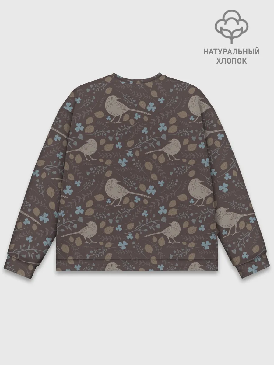 Мужской свитшот базовый / Осенняя абстракция