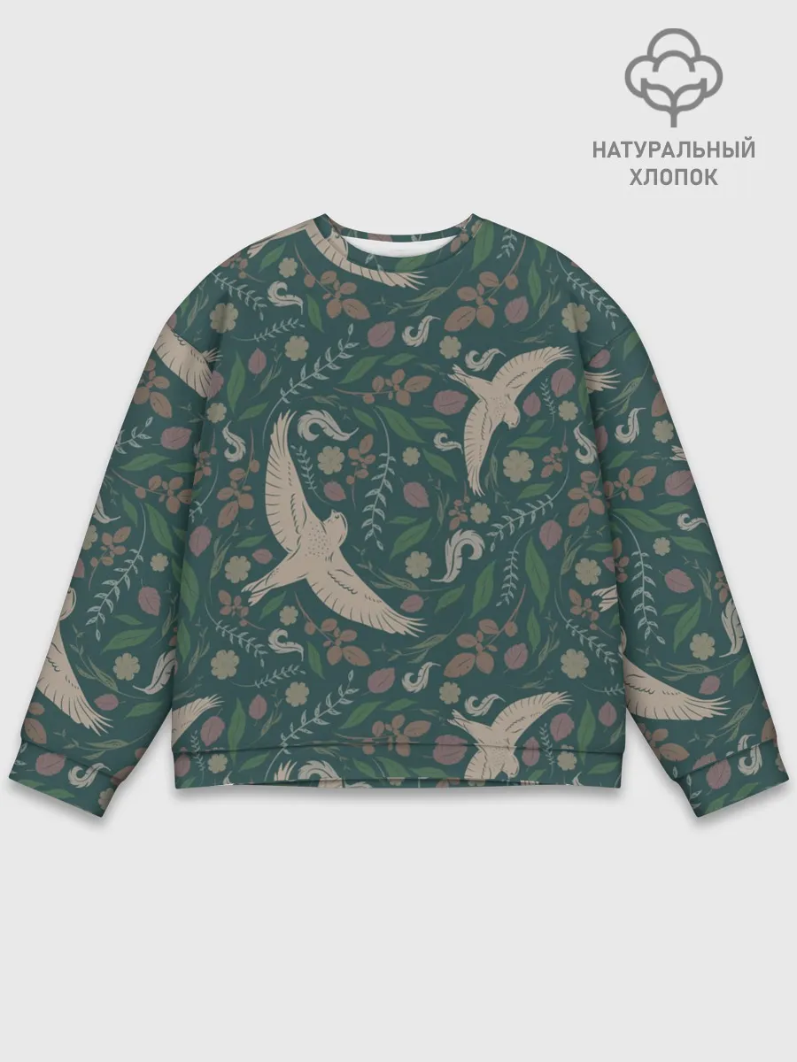 Мужской свитшот базовый / Ласточкина политра