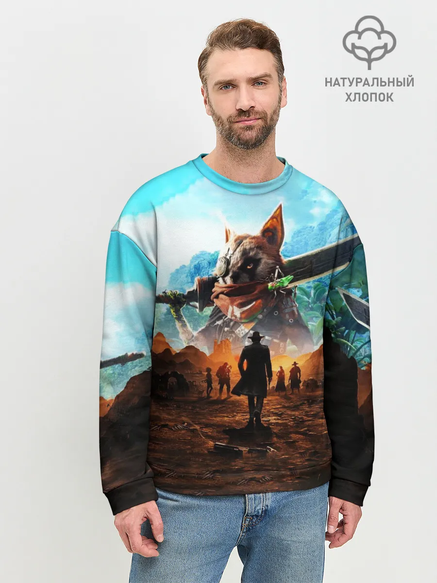 Мужской свитшот базовый / Biomutant | Биомутант
