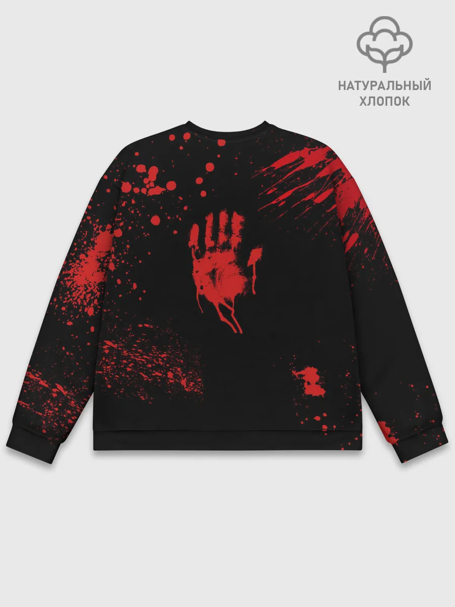 Мужской свитшот базовый / ГОРЯЧАЯ ОХРАНА | КРУГ ТРЕУГОЛЬНИК КВАДРАТ