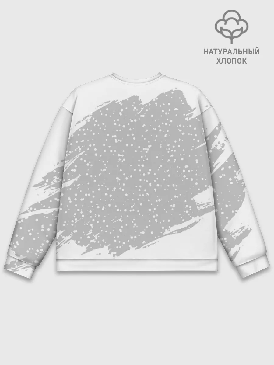 Мужской свитшот базовый / Тигр в красной шапке