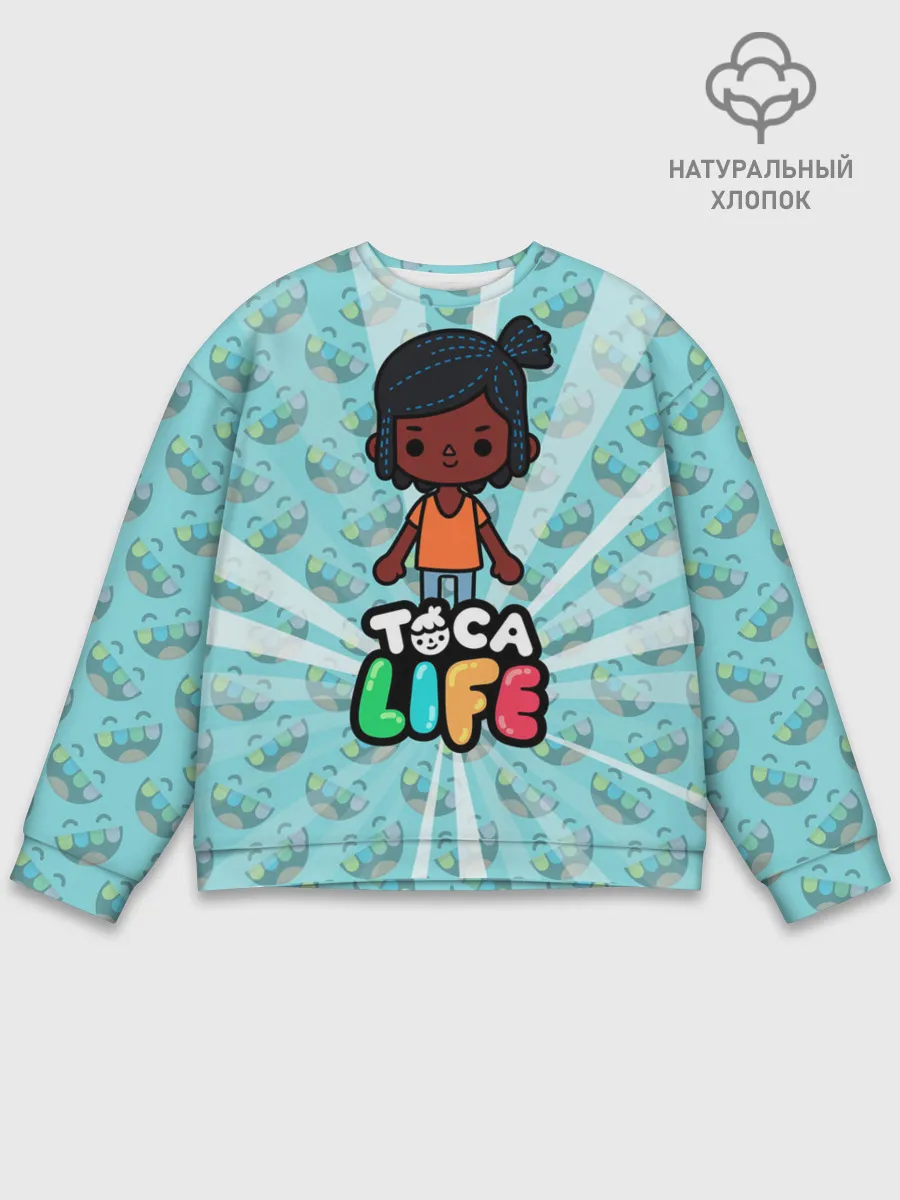 Мужской свитшот базовый / Toca Life World