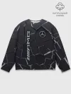 Мужской свитшот базовый / Mercedes AMG 3D плиты