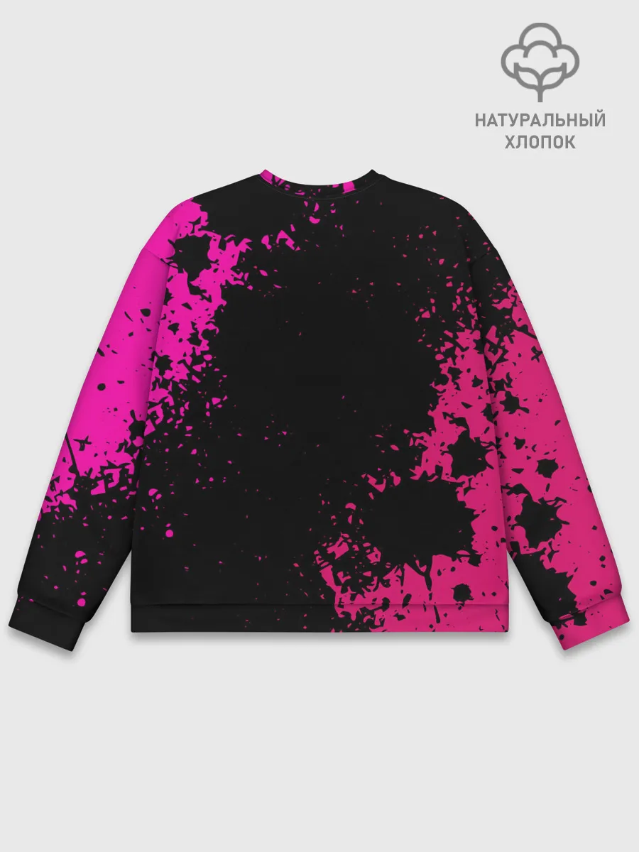 Мужской свитшот базовый / Squid Game брызги красок стража.