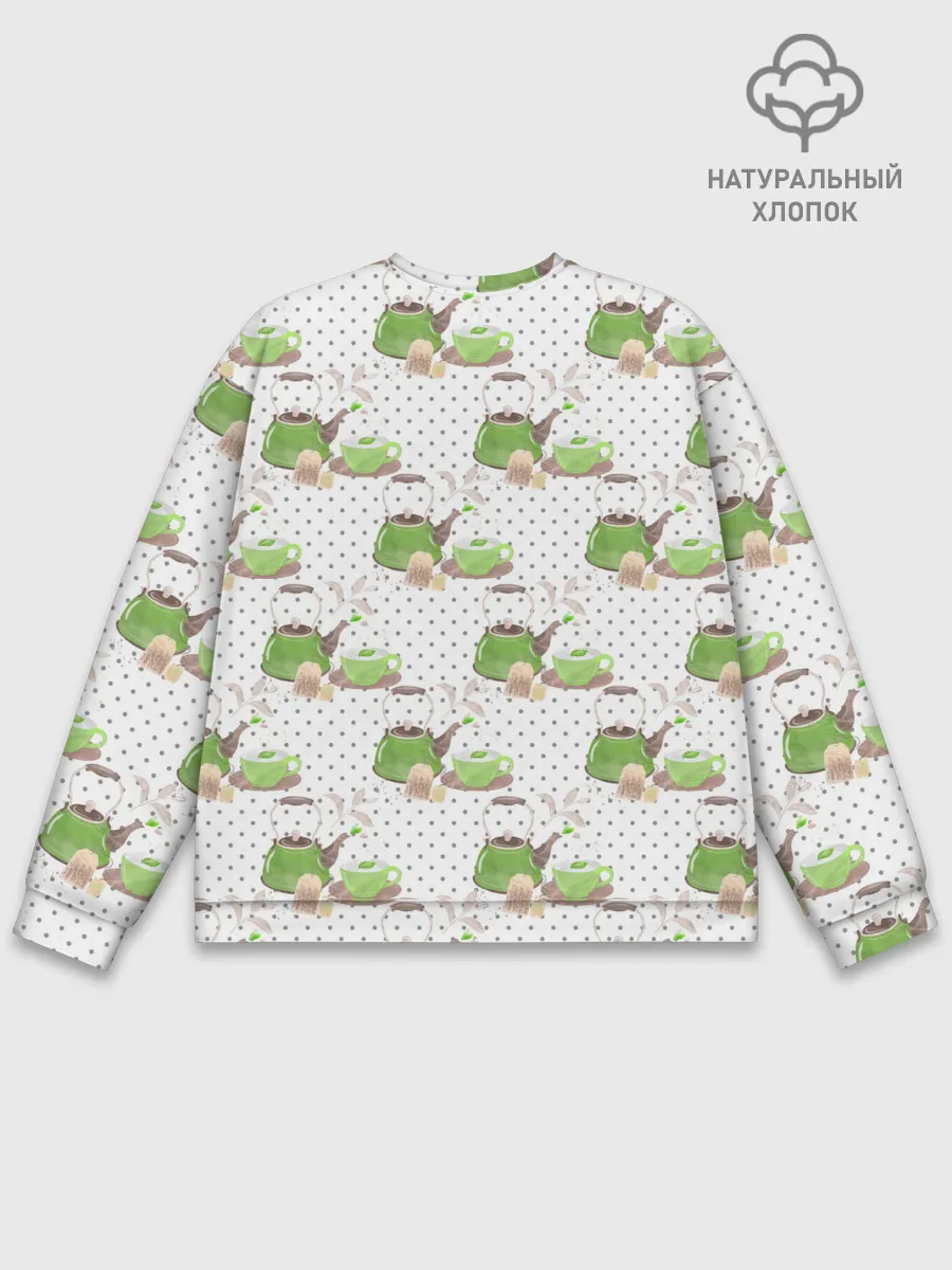 Мужской свитшот базовый / Зеленый чай
