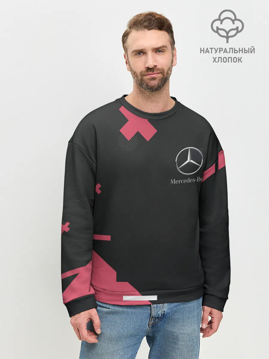 Мужской свитшот базовый / Мерседес / Mersedes