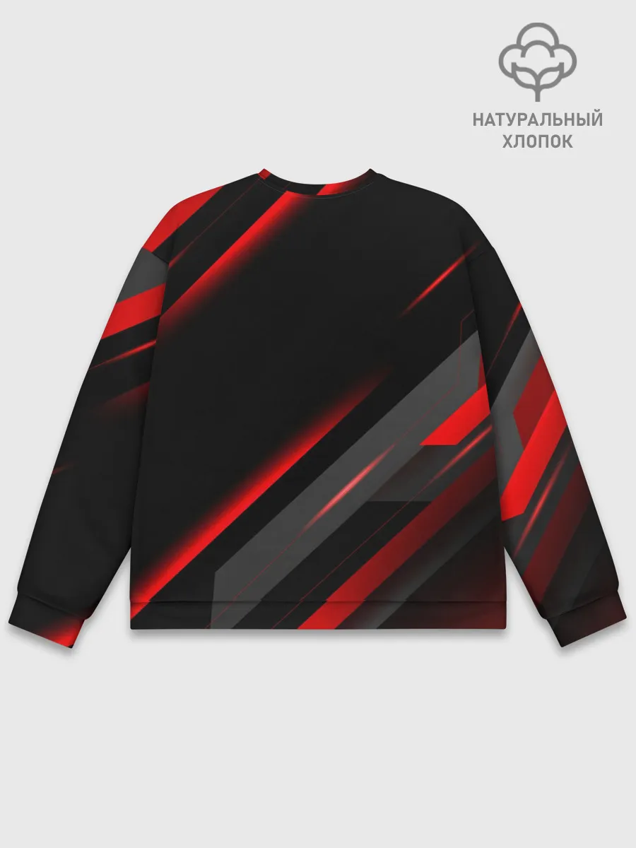 Мужской свитшот базовый / Геометрия митсубиси