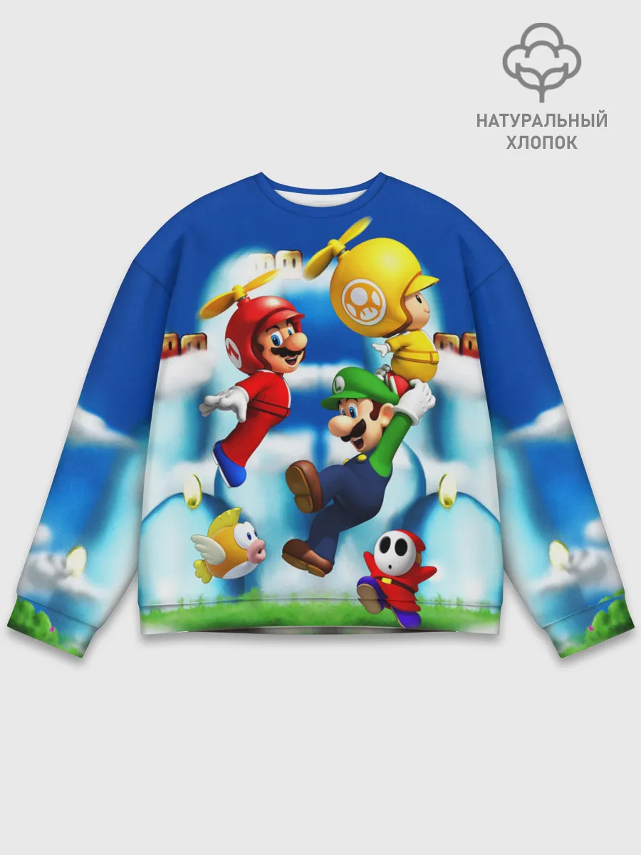 Мужской свитшот базовый / SuperFlyMario