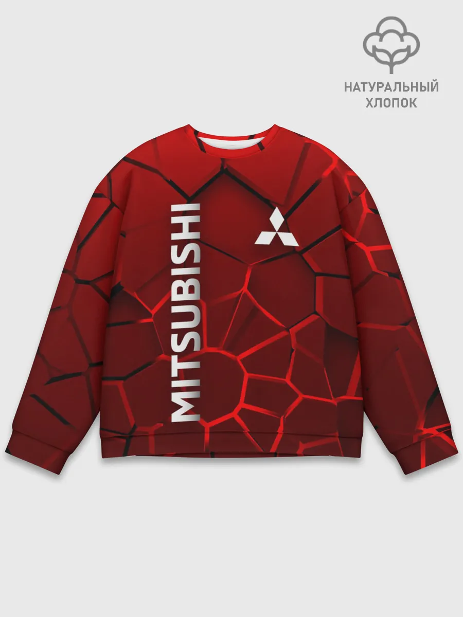 Мужской свитшот базовый / Митсубиси 3D плиты