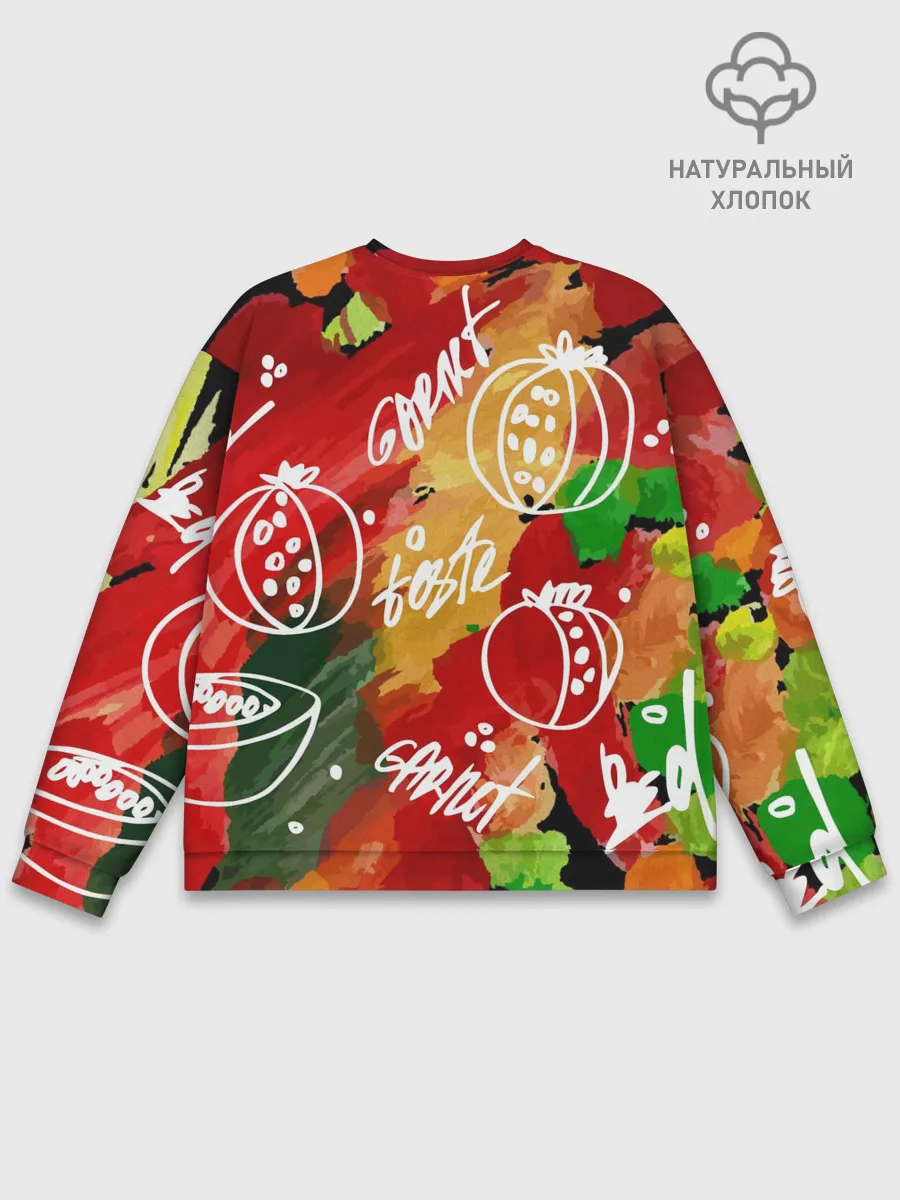 Мужской свитшот базовый / Вкус граната