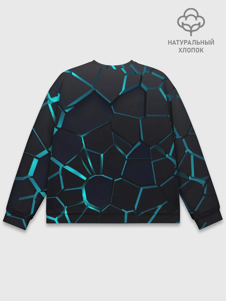 Мужской свитшот базовый / BMW | 3D плиты с подсветкой