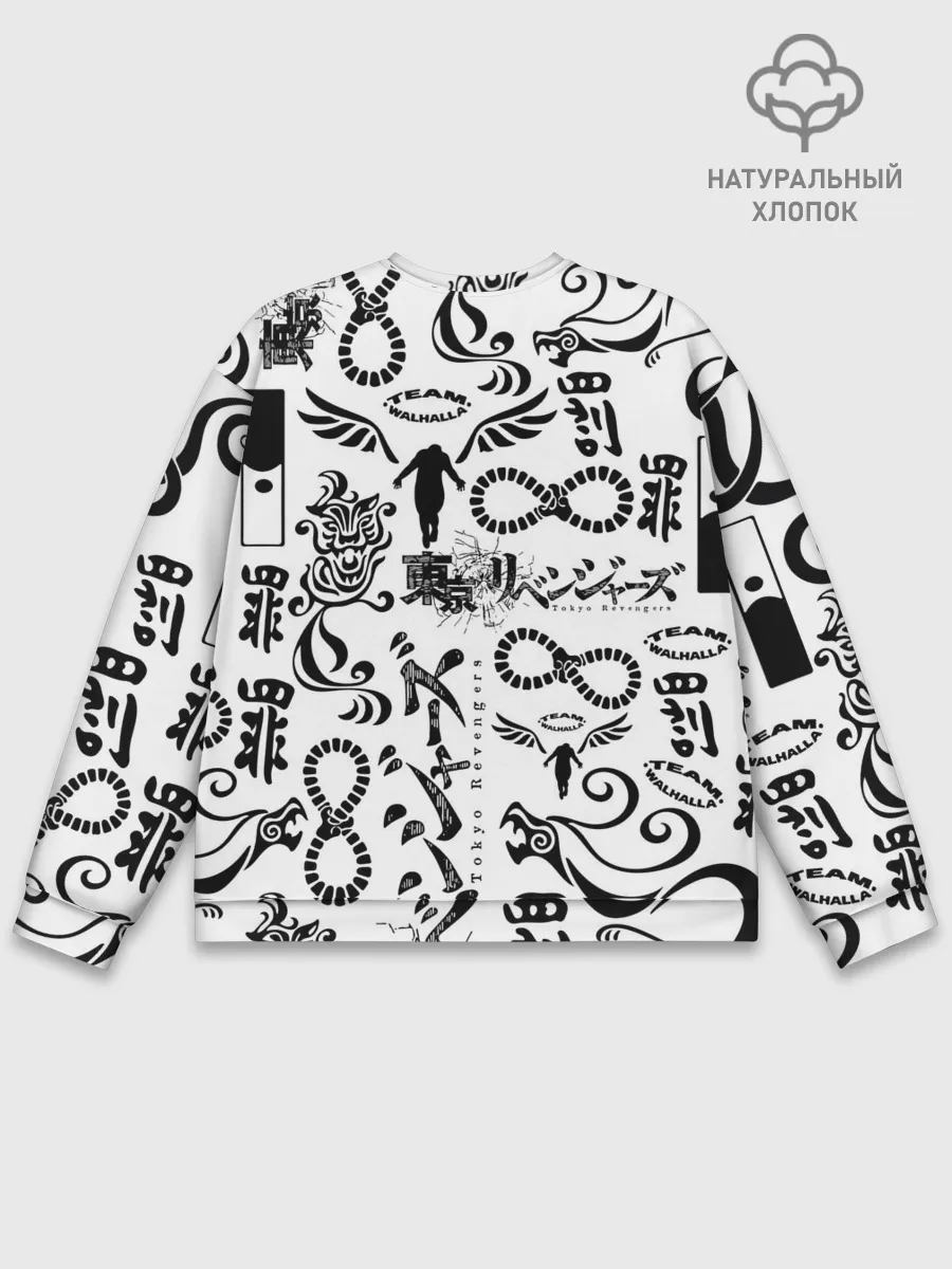 Мужской свитшот базовый / ТОКИЙСКИЕ МСТИТЕЛИ ЛОГОБОМБИНГ