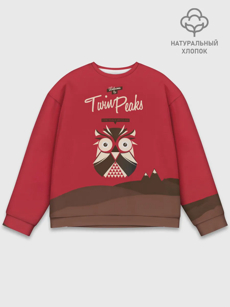 Мужской свитшот базовый / FIRE WALK WITH ME Twin Peaks