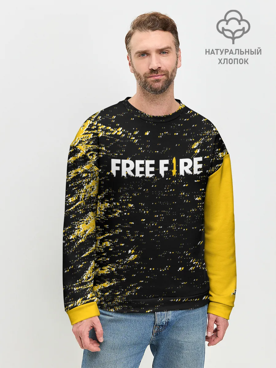 Мужской свитшот базовый / Garena Free Fire - День Booyah.