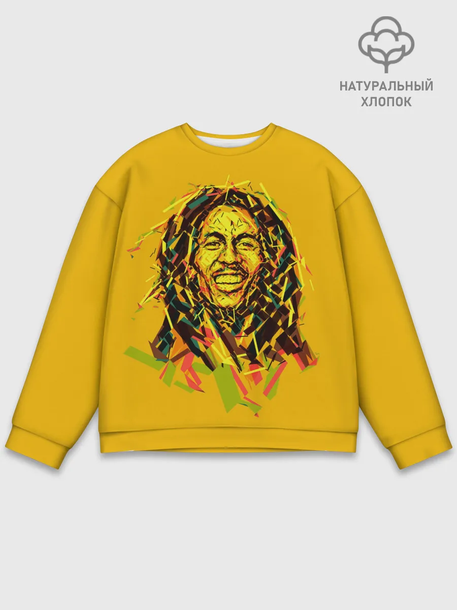 Мужской свитшот базовый / Радостный Боб