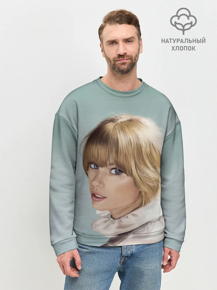 Мужской свитшот базовый / Обворожительная Тейлор