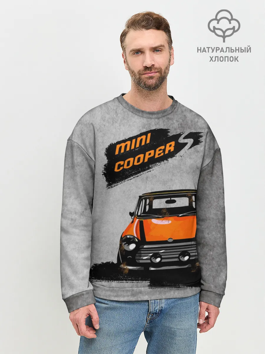 Мужской свитшот базовый / Maшина Mini