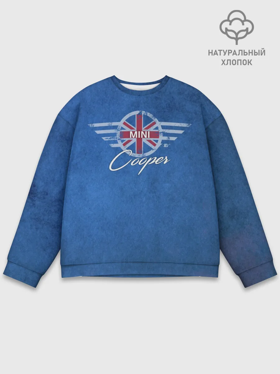 Мужской свитшот базовый / Логотип Mini.