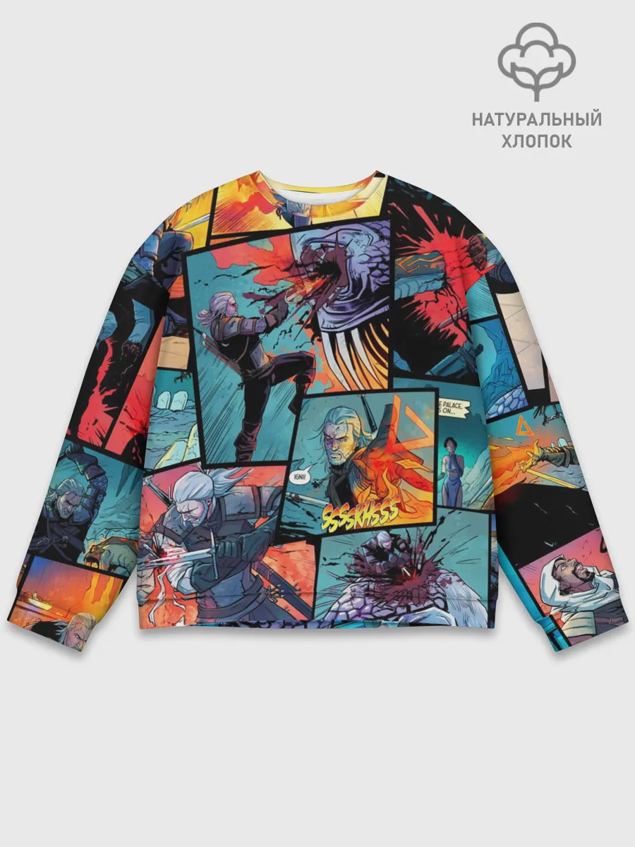 Мужской свитшот базовый / Ведьмак / The Witcher