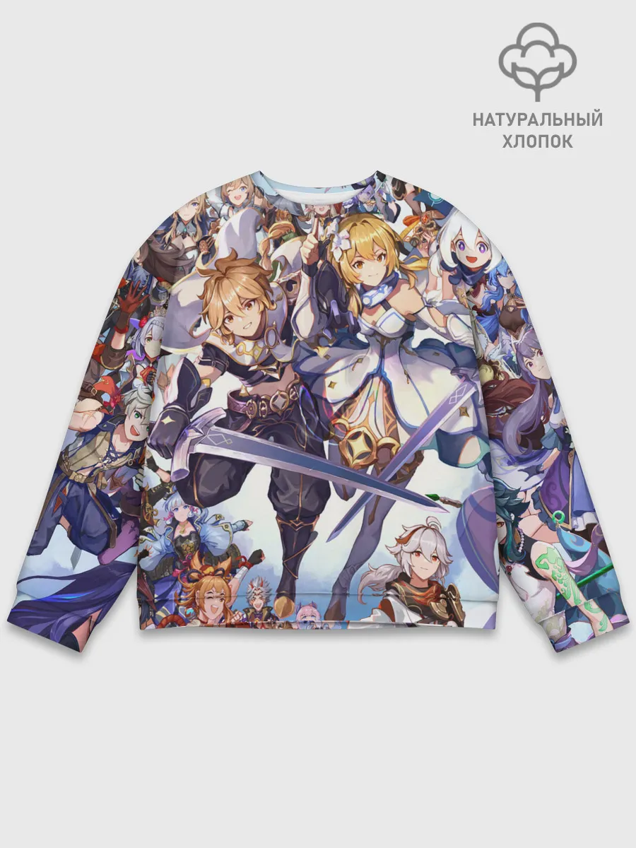 Мужской свитшот базовый / GENSHIN IMPACT ПЕРСОНАЖИ