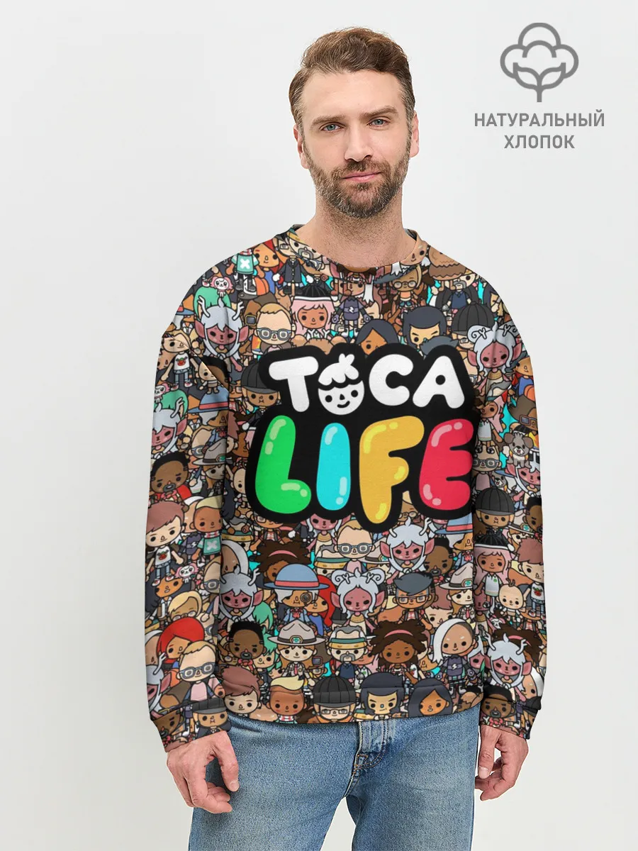 Мужской свитшот базовый / Toca Boca game | Тока бока