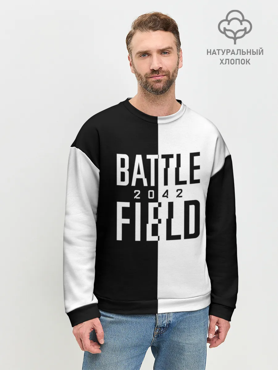 Мужской свитшот базовый / БАТЛФИЛД 2042 | ЛОГОТИП