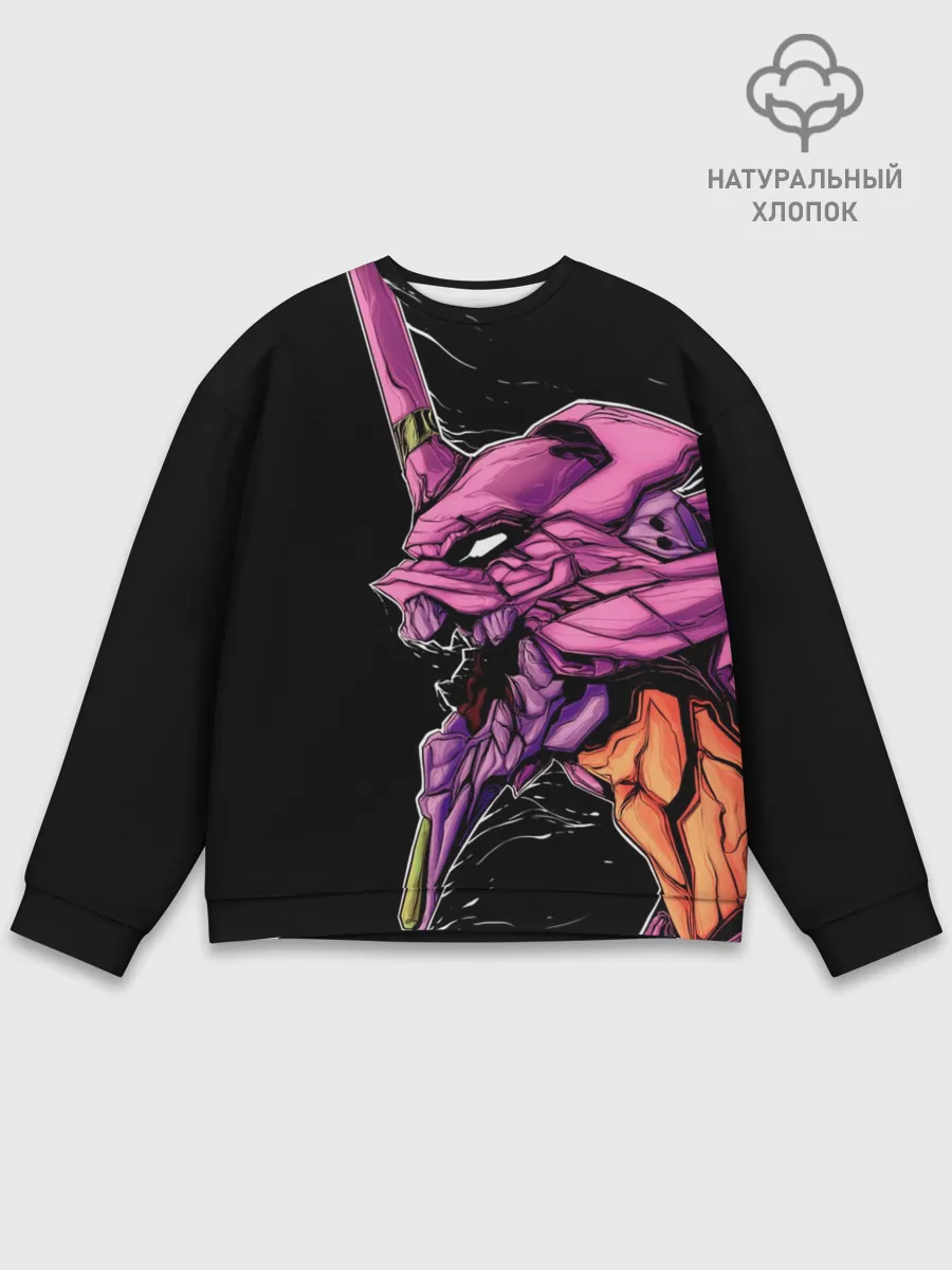 Мужской свитшот базовый / Evangelion. Eva 01