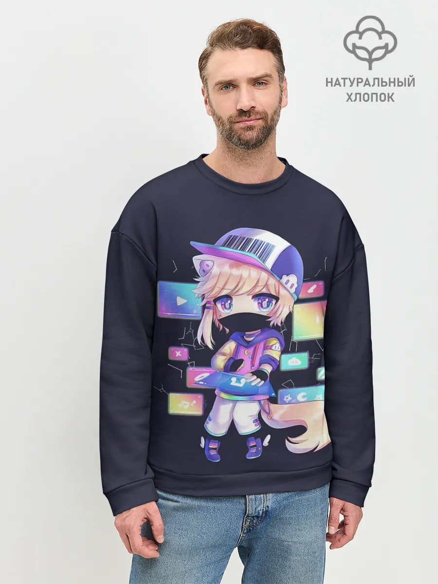 Мужской свитшот базовый / DJ Males Buns