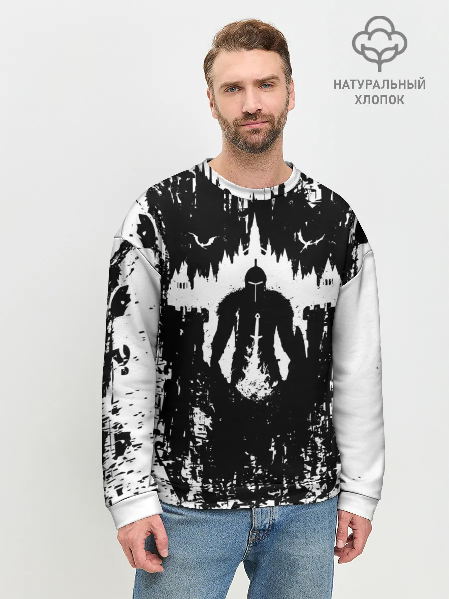 Мужской свитшот базовый / ТЁМНЫЕ ДУШИ | DARK SOULS