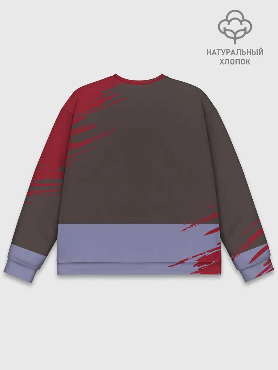 Мужской свитшот базовый / КВАДРАТ НА ОТДЫХЕ | ИГРА В КАЛЬМАРА