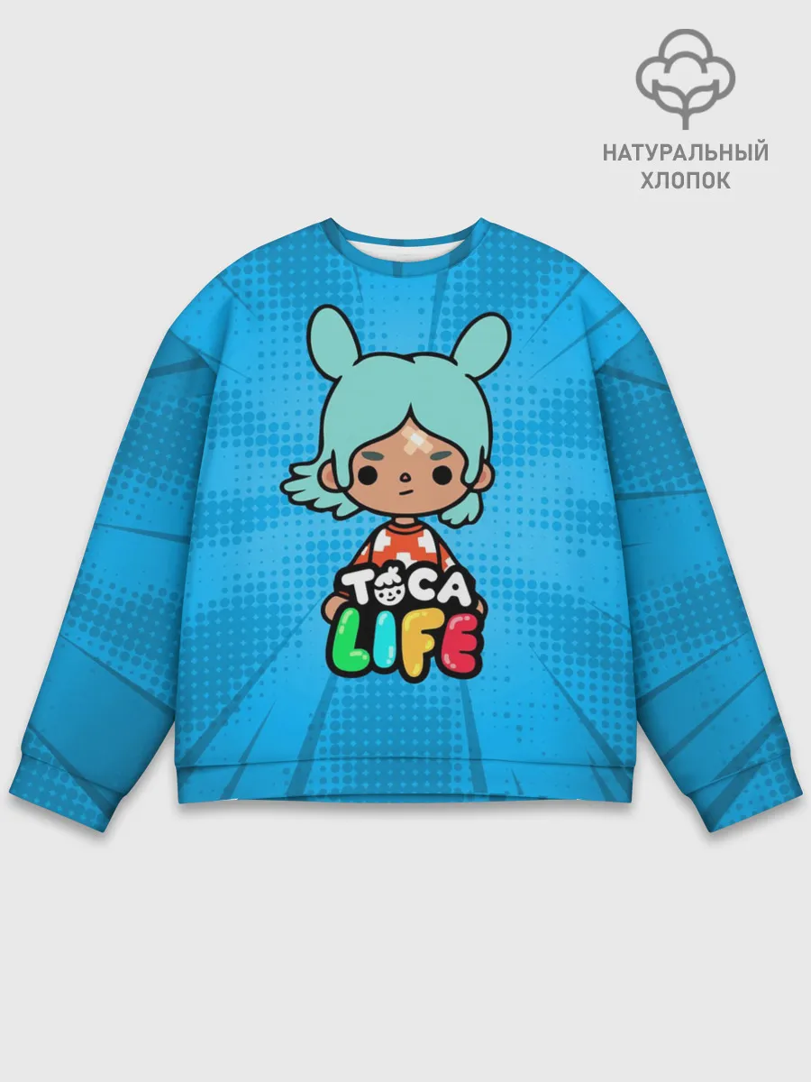 Мужской свитшот базовый / Toca Boca game | Тока бока Рита
