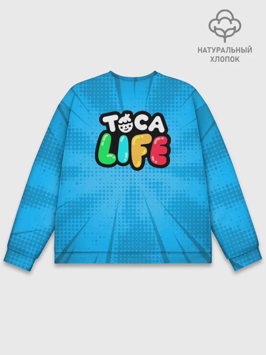 Мужской свитшот базовый / Toca Boca game | Тока бока Рита