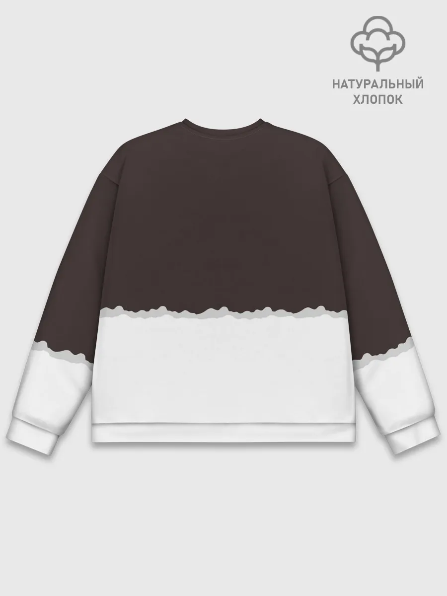 Мужской свитшот базовый / Снегурка