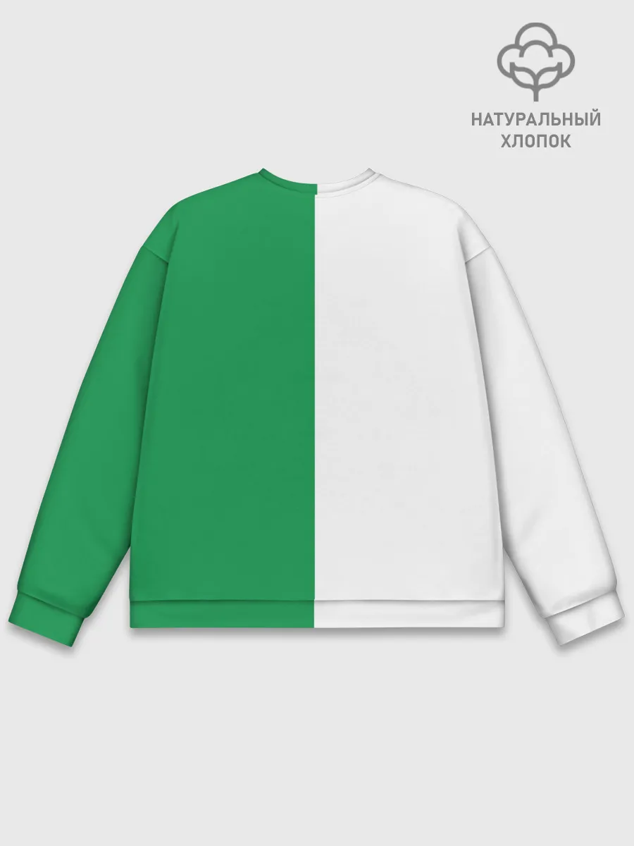 Мужской свитшот базовый / Зелёная Ёлочка
